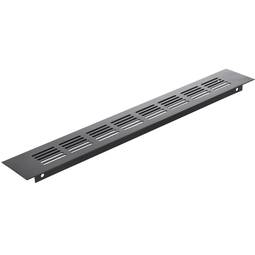 Kratka wentylacyjna do podstawy aluminiowej 350x50mm w kolorze czarnym