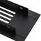 Grille de ventilation pour plinthes base en aluminium 450x50mm de couleur noire