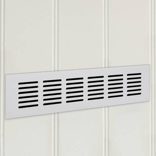 Grelha de ventilação para placa de base de alumínio 350x60mm