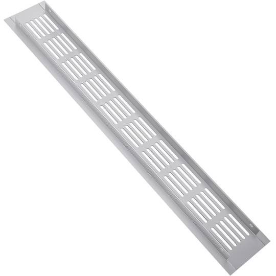 Reixeta de ventilació per sòcol placa alumini 400x60mm