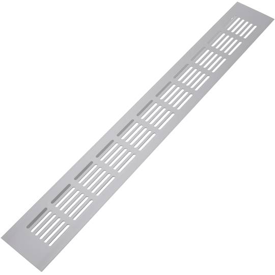Rejilla de ventilación para zócalo aluminio 450x60mm