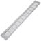 Rejilla de ventilación para zócalo aluminio 450x60mm
