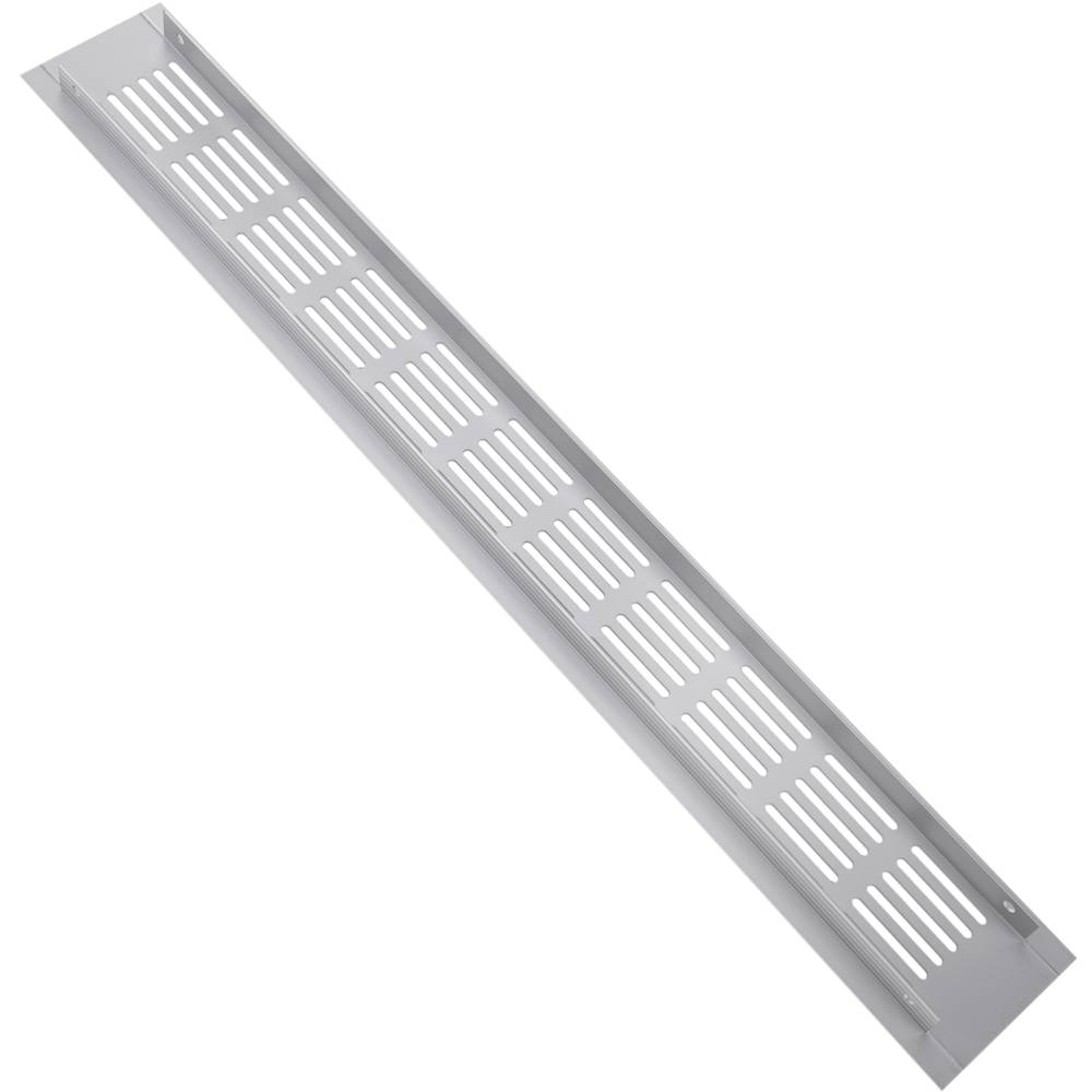 Rejilla de ventilación para zócalo aluminio 450x60mm