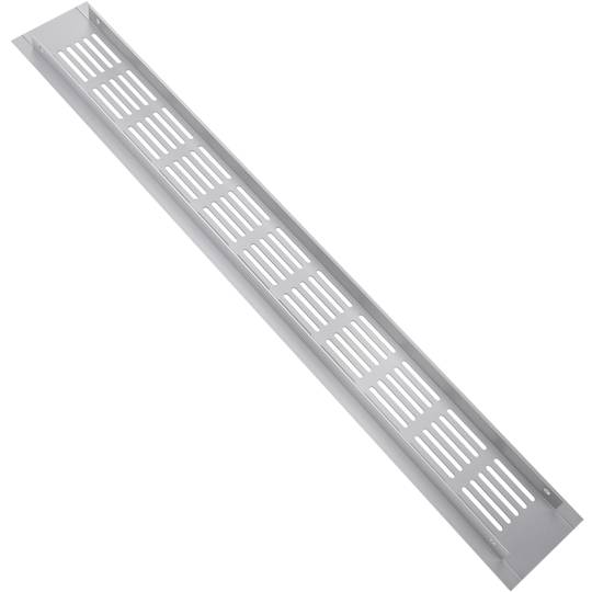 Rejilla de ventilación para zócalo aluminio 450x60mm