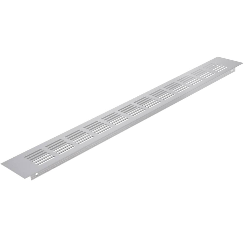 Rejilla de ventilación para zócalo aluminio 500x60mm