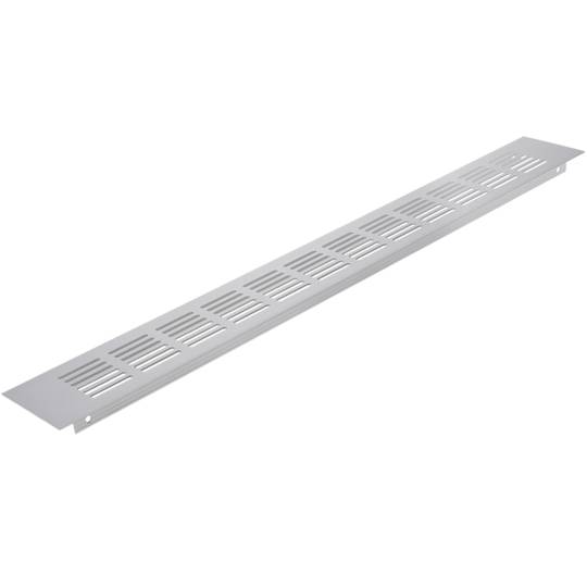Rejilla de ventilación para zócalo aluminio 500x60mm