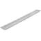 Rejilla de ventilación para zócalo aluminio 500x60mm