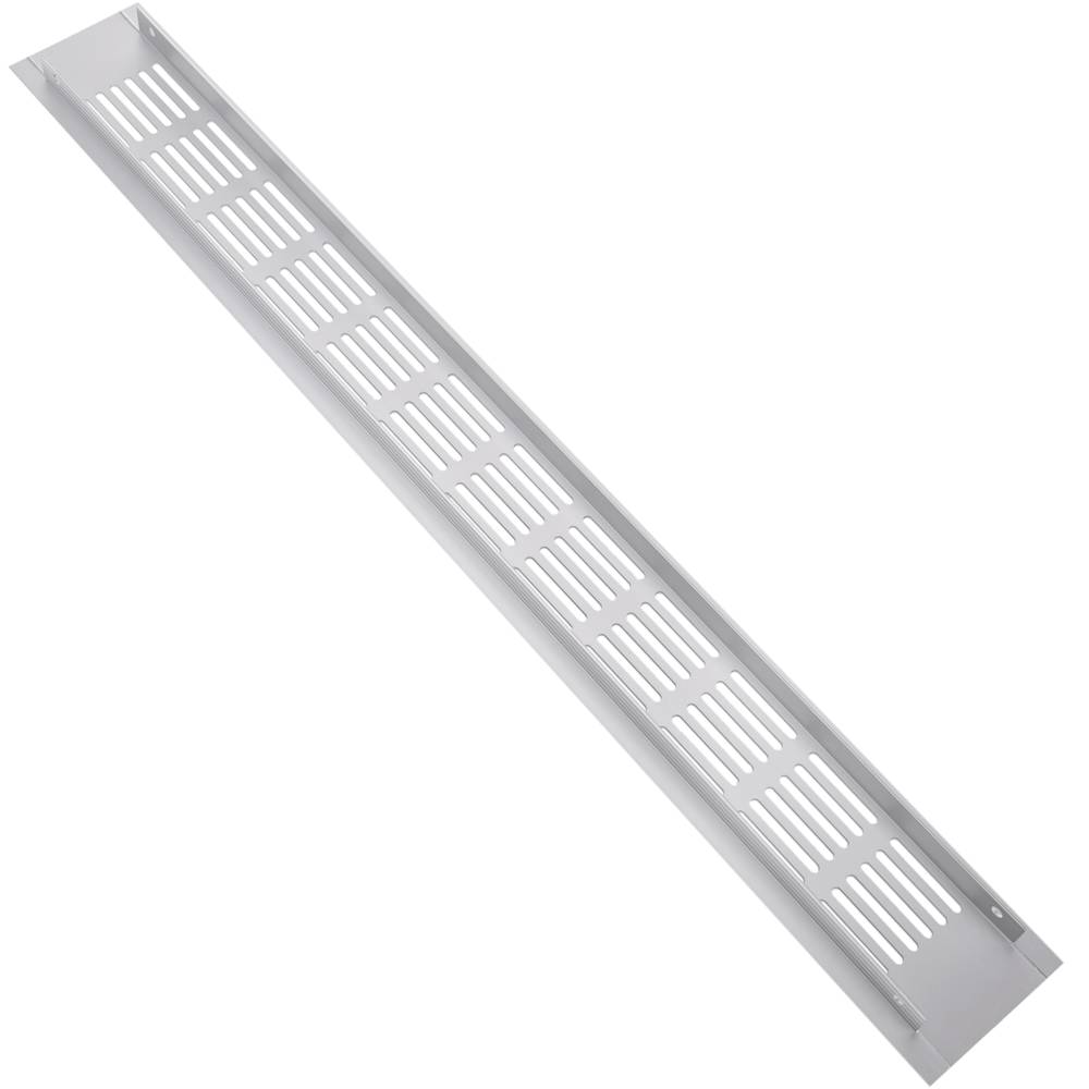 Rejilla de ventilación para zócalo aluminio 500x60mm