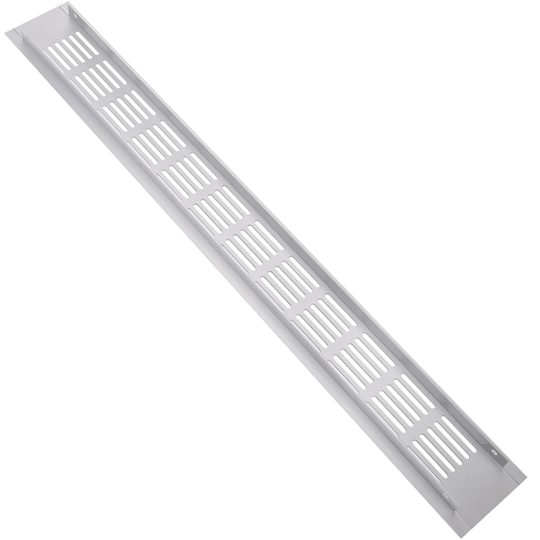 Rejilla de ventilación para zócalo aluminio 500x60mm
