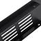Ventilation grid for baseboard plate aluminum 200x60mm in black color