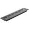 Grille de ventilation pour plinthes base en aluminium 250x60mm de couleur noire