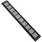 Kratka wentylacyjna do podstawy aluminiowej 400x60mm w kolorze czarnym
