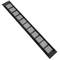 Lüftungsgitter für Fußleiste Aluminium 450x60mm in schwarzer farbe
