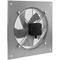 Extractor de aire de pared de 200 mm para ventilación industrial 2550 rpm cuadrado 310x310x48 mm plateado