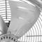 Extractor de aire de pared, de 400 mm para ventilación industrial 1360 rpm cuadrado 540x540x80 mm plateado
