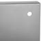 Extractor de aire de pared, de 400 mm para ventilación industrial 1360 rpm cuadrado 540x540x80 mm plateado