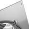 Wall air extractor of 400 mm for industrial ventilation 1360 rpm square 540x540x80 mm Silver