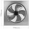Exaustor de parede de 600 mm para ventilação industrial 1350 rpm quadrado 790x790x100 mm prata