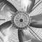 Exaustor de parede de 600 mm para ventilação industrial 1350 rpm quadrado 790x790x100 mm prata