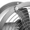 Ventilatore di scarico da 200 mm per ventilazione industriale 2550 rpm rotondo 260x260x180 mm argento