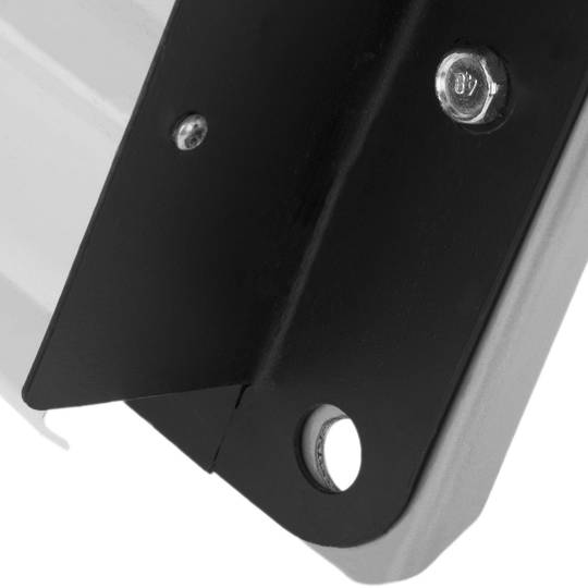 Extractor de aire de 300 mm para ventilación industrial 2550 rpm plateado con sistema de lamas antirretorno