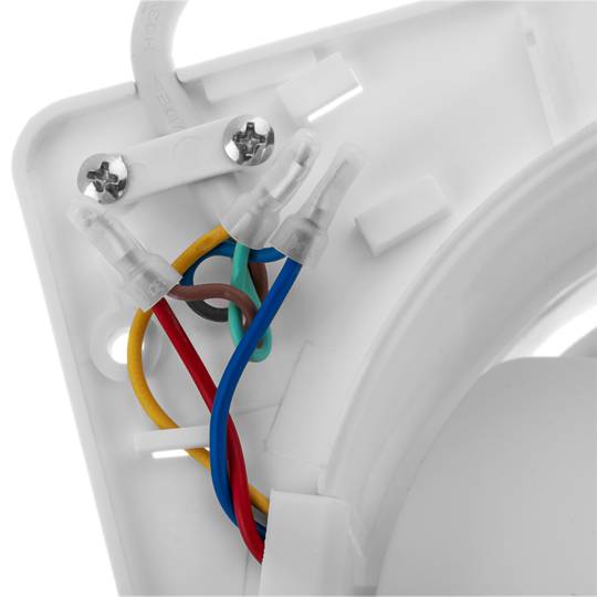 Wentylator wyciągowy do zabudowy z zaworem zwrotnym do wentylacji pomieszczeń zamkniętych 150mm