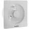 Extractor de aire empotrable con válvula antirretorno para ventilación de habitaciones cerradas 175mm