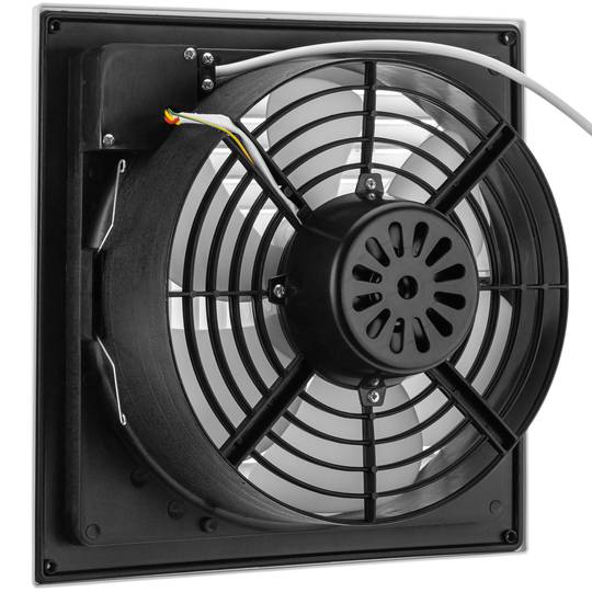 Afzuigventilator 275x275 mm, hoge zuigkracht, ideaal voor ventilatie van toilet badkamer keuken berging garage
