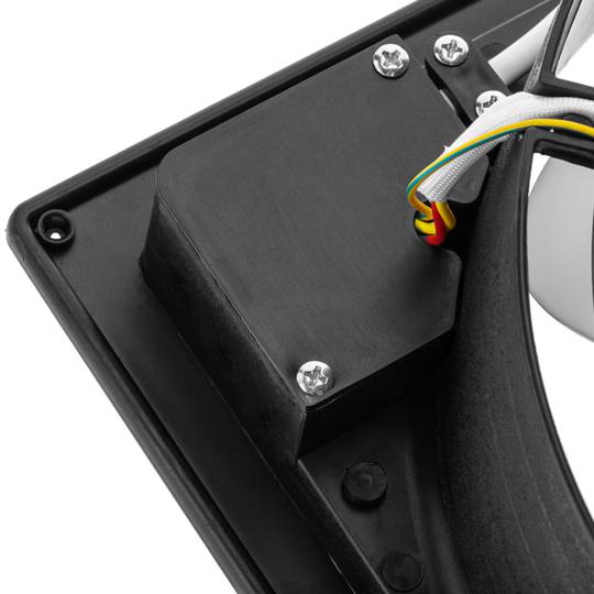 Afzuigventilator 275x275 mm, hoge zuigkracht, ideaal voor ventilatie van toilet badkamer keuken berging garage