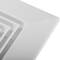 Exhaust fan, Air extractor 290x290 mm, with grill and non-return valve with 90 degree outlet, extra flat