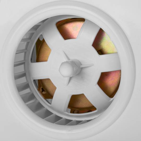 Exhaust fan, Air extractor 290x290 mm, with grill and non-return valve with 90 degree outlet, extra flat