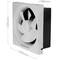Ventilador d’escapament, Extractor d’aire 195x195 mm, sense tapa amb sistema antiretorn per a lavabo cuina traster garatge