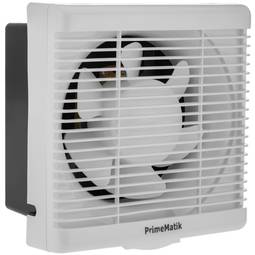 Exhaust fan, Extractor fan, 190X190 mm, with non-return system for WC bathroom kitchen storage room garage