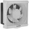 Ventilador de escape, Extractor de aire 190x190 mm con sistema antirretorno para baño lavabo cocina trastero garaje