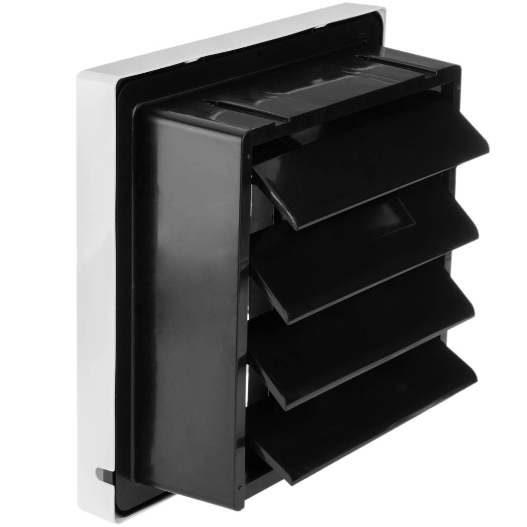 Ventilador de escape, Extractor de aire 285x285 mm con sistema antirretorno para baño lavabo cocina trastero garaje
