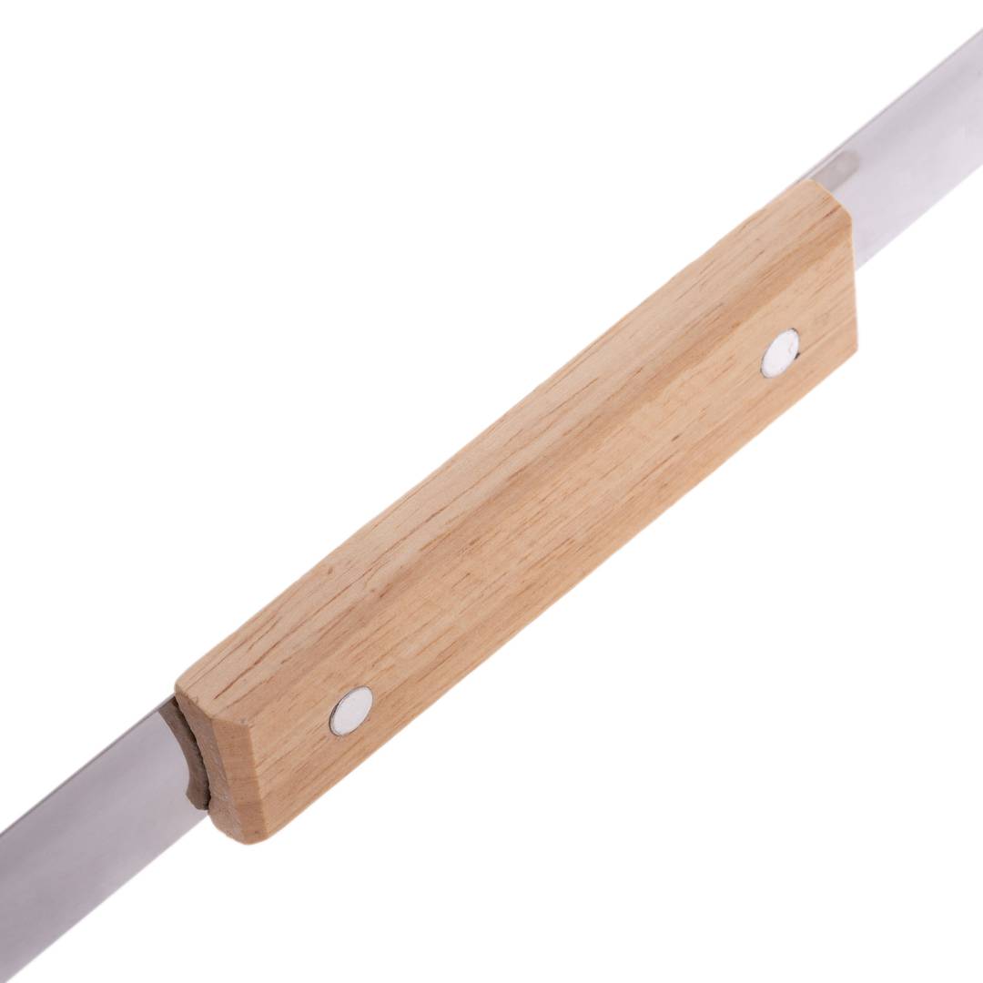 Pinza per barbecue in acciaio inossidabile da 36 cm con punte seghettate