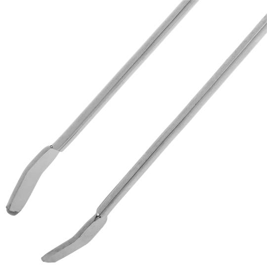 Pinça para churrasco de aço inoxidável cromado 35 cm