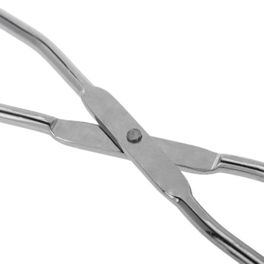Pinça para churrasco de aço inoxidável cromado 35 cm