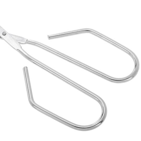 Pinça para churrasco de aço inoxidável cromado 35 cm
