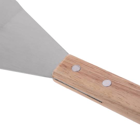 17-calowa szpatułka do burgerów ze stali nierdzewnej