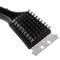 Scraper brush with metal spatula for cleaning barbecue 21.5 cm