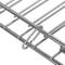 Churrasqueira dupla em ferro galvanizado com pega 45x45 cm