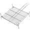 Grille barbecue double en fer galvanisé avec manche 40x40 cm
