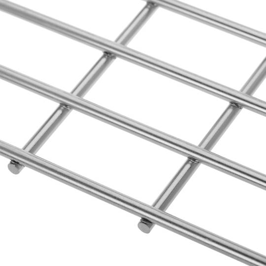 Prosty grill z ocynkowanej stali z uchwytem 50x38 cm
