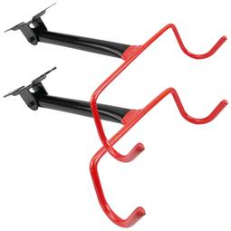 Suporte de parede com gancho dobrável para pendurar bicicleta 2-pack