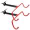 Wall mount bike storage rack Folding bracket with hook for hanging bicycle 2-pack