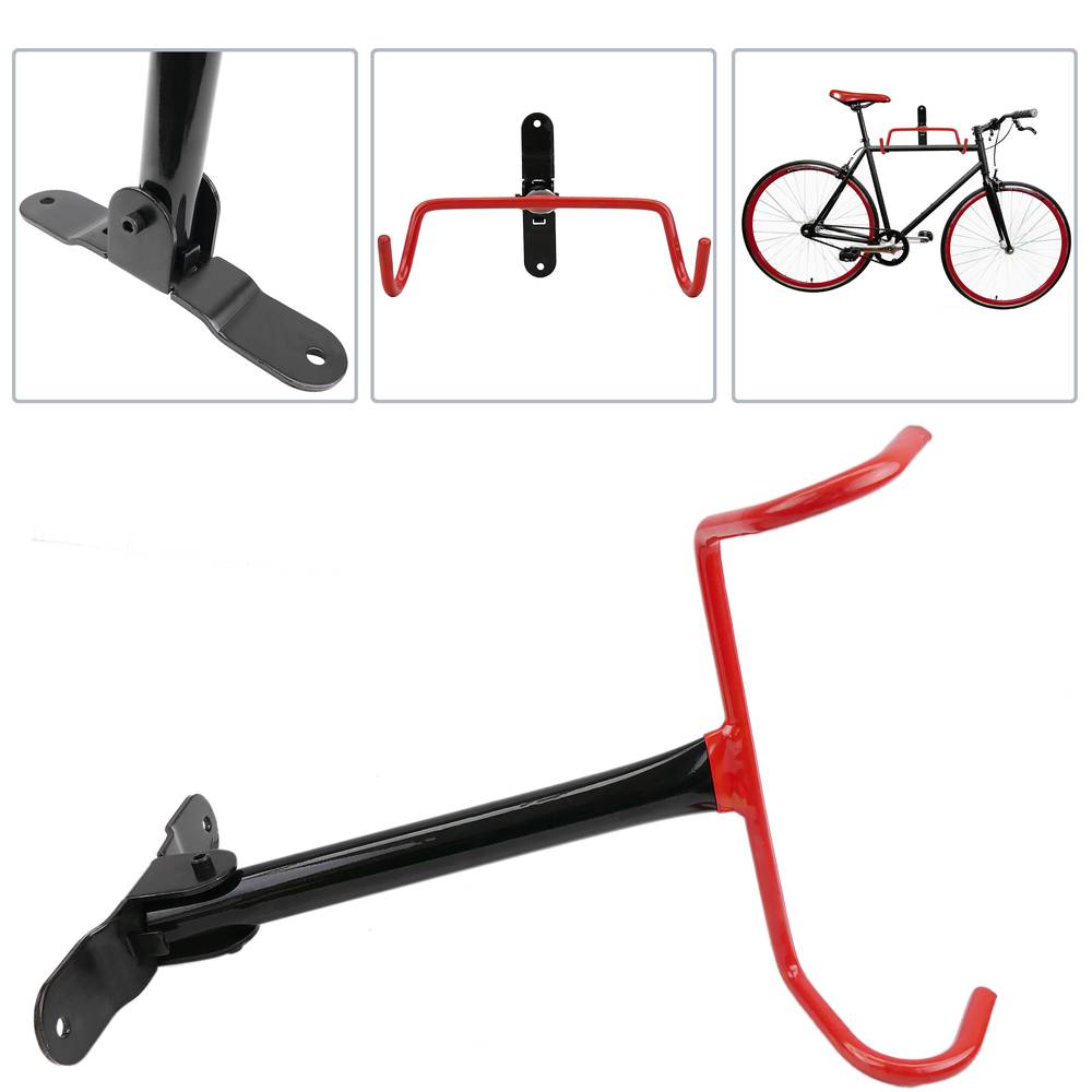 Portable Bicycle Bike Cycling Wall Mount Hook Hanger torage Holder Rack Stand 
