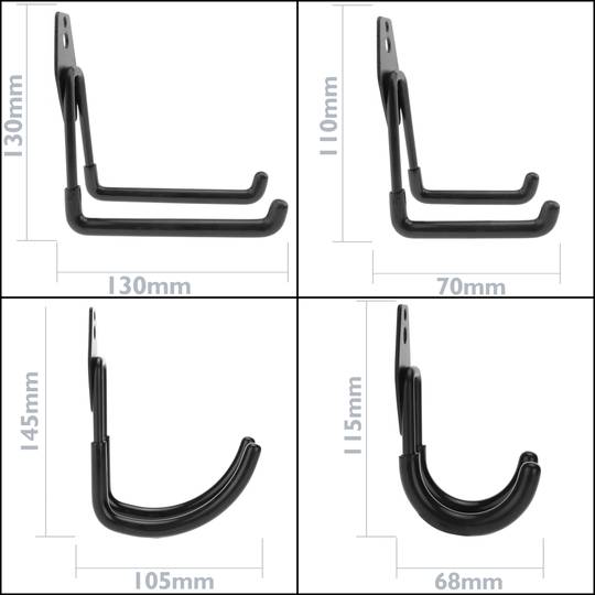 Confezione 5 ganci multiuso di diverse dimensioni