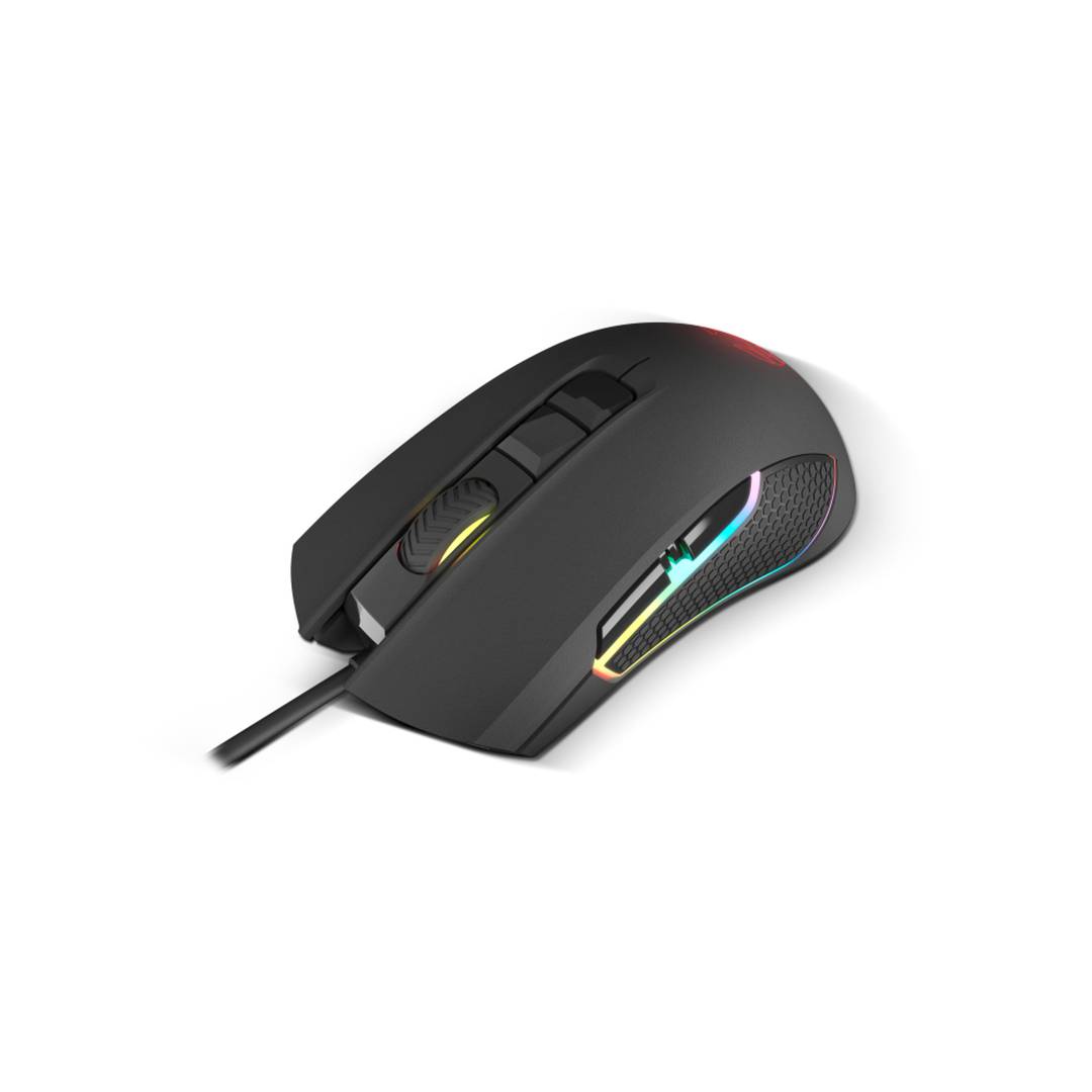 Ratón para juegos Krom Kolt ambidiestro con RGB y USB de Krom NXKROMKLT