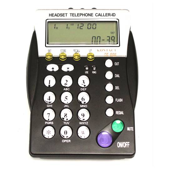Marcador telefónico para auriculares TE600